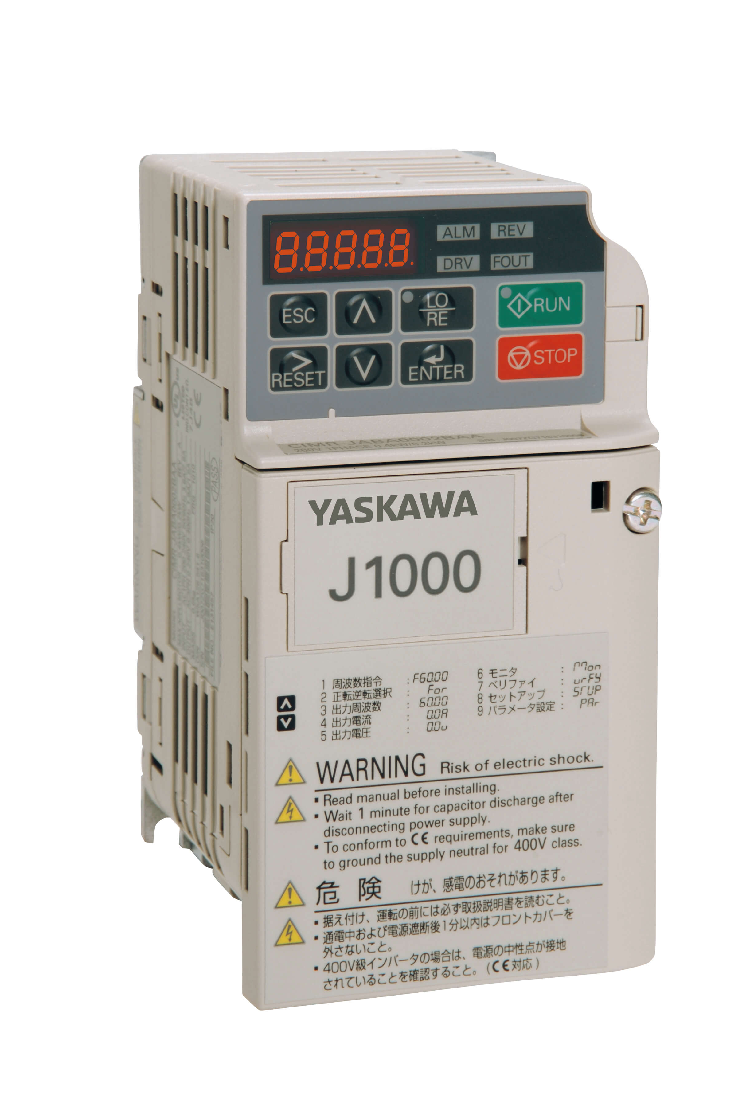 玄関先渡し 1つのYaskawa CIMR-HB4A0005FBC H1000周波数コンバーター0.75kW 製造、工場用 WHISKYMATAT